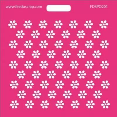 POCHOIR FLEURS 2