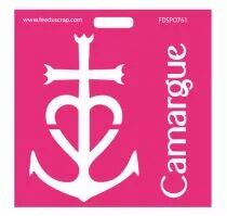 Pochoir grande croix - camargue