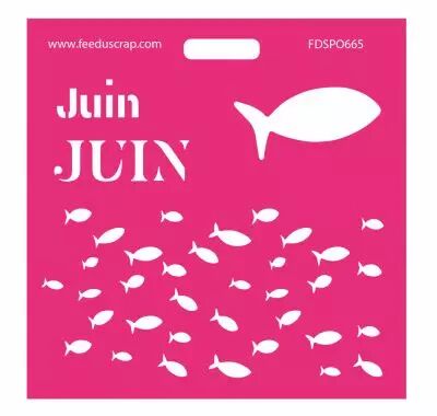 Pochoir juin