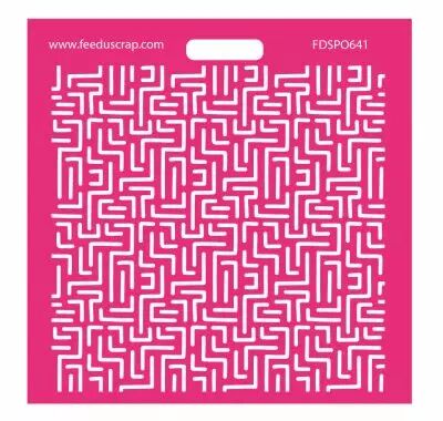POCHOIR LABYRINTHE