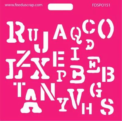 POCHOIR LETTRES