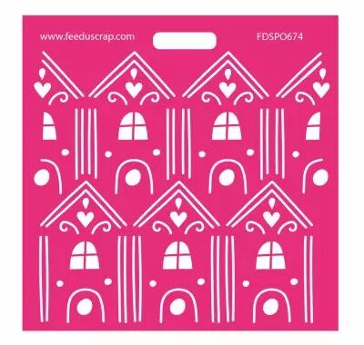 Pochoir maison pain d \'�pice