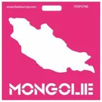 Pochoir Mongolie