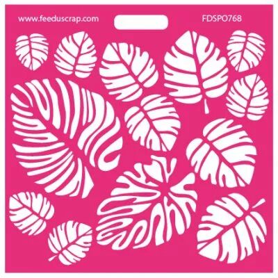 Pochoir monstera