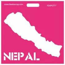 Pochoir N&eacute;pal