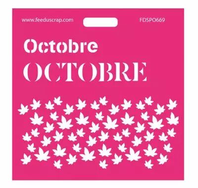 Pochoir octobre