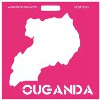 Pochoir Ouganda