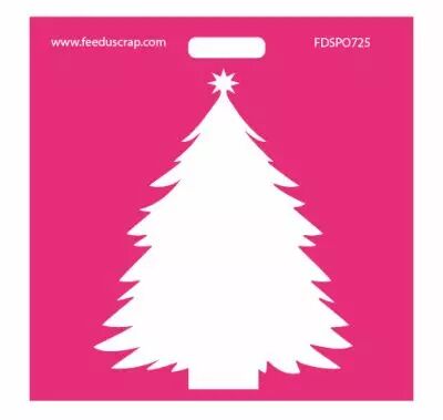 Pochoir sapin