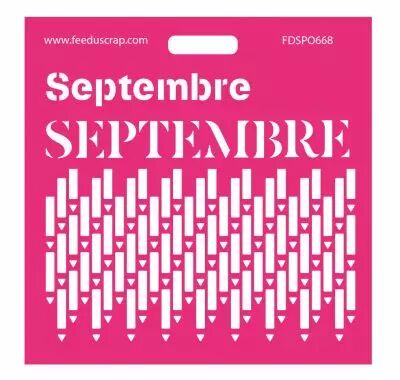 Pochoir septembre
