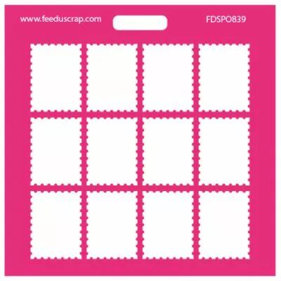 Pochoir timbres