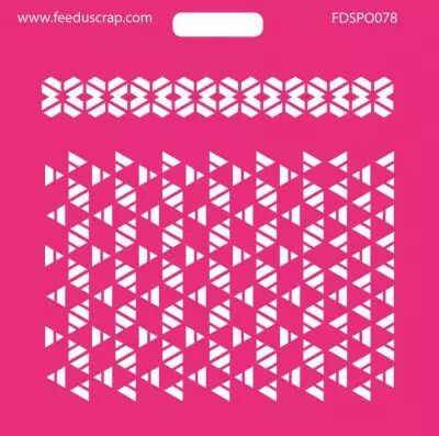 POCHOIR TRIANGLE 10