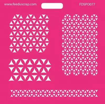 POCHOIR TRIANGLE 8