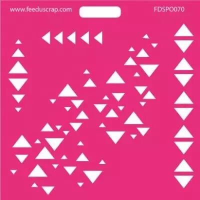 POCHOIR TRIANGLES -007