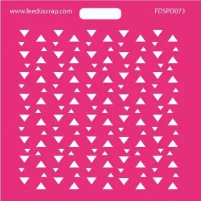 POCHOIR TRIANGLES 4