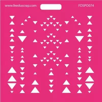POCHOIR TRIANGLES 5