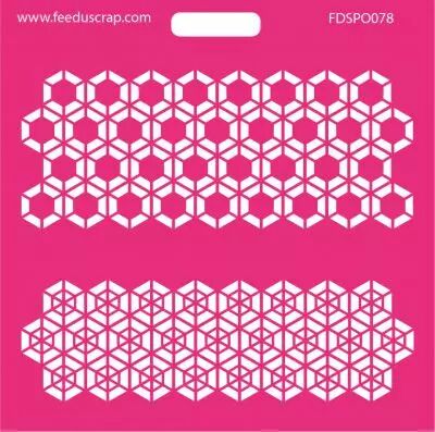 POCHOIR TRIANGLES 9