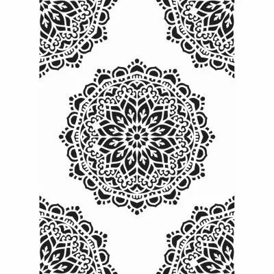 Pochoirs Lasercut Stencil A5 Pattern-7