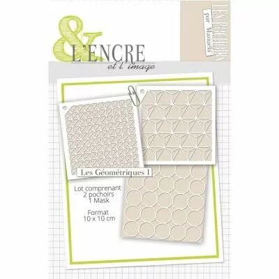 Pochoirs Les g�om�triques 1 - L\'Encre et l\'Image