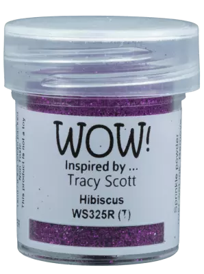 poudre � embosser glitter Wow by Tracy Scott - Hibiscus