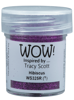poudre  embosser glitter Wow by Tracy Scott - Hibiscus