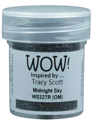 poudre � embosser glitter Wow by Tracy Scott - midnight sky