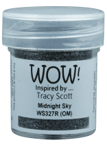 poudre à embosser glitter Wow by Tracy Scott - midnight sky