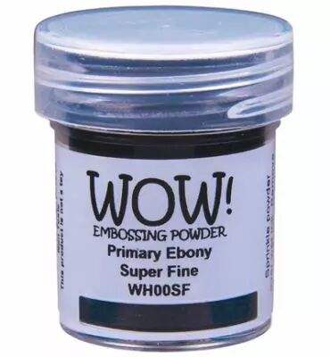 poudre � embosser Wow - 15ml - Primary ebony super fine