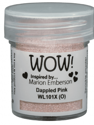 poudre  embosser Wow Dappled Pink