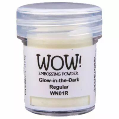 poudre � embosser Wow Glow in the dark - phosphorescent