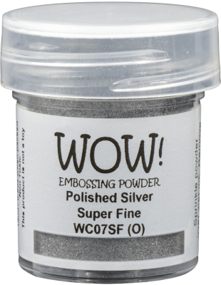 poudre  embosser Wow Metallic - 15 ml - polished Silver Super Fine