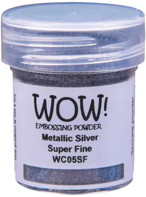 poudre � embosser Wow Metallic - 15 ml - Silver Super Fine
