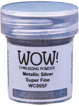 poudre à embosser Wow Metallic - 15 ml - Silver Super Fine