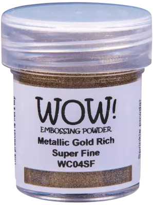 poudre � embosser Wow Metallic - 15ml -  Gold Rich Super Fine
