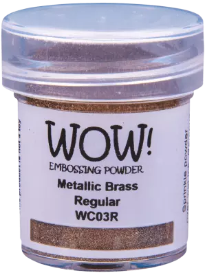 poudre � embosser Wow Metallic Brass