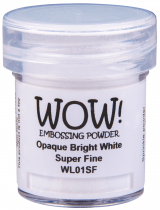 poudre à embosser Wow Opaque - 15ml - Bright White
