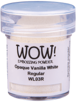 poudre à embosser Wow Opaque - 15ml - Vanilla White