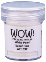poudre à embosser Wow Opaque - 15ml - White Pearl
