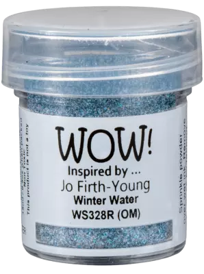 poudre � embosser Wow Opaque by Jo Firth- Jar Size:15ml Jar, Winter Water