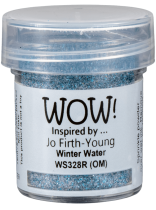 poudre à embosser Wow Opaque by Jo Firth- Jar Size:15ml Jar, Winter Water