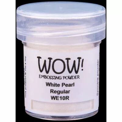 poudre � embosser Wow Opaque regular - 15ml - White Pearl