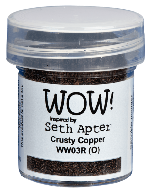 poudre  embosser Wow Opaque Seth Apter- Jar Size:15ml Jar, Crusty Copper