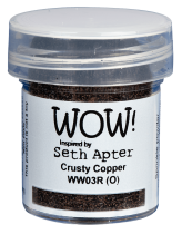 poudre à embosser Wow Opaque Seth Apter- Jar Size:15ml Jar, Crusty Copper