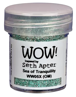poudre � embosser Wow Opaque Seth Apter- Jar Size:15ml Jar,Sea of Tranquility