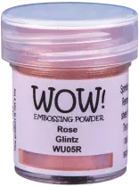 poudre à embosser Wow Rose glintz
