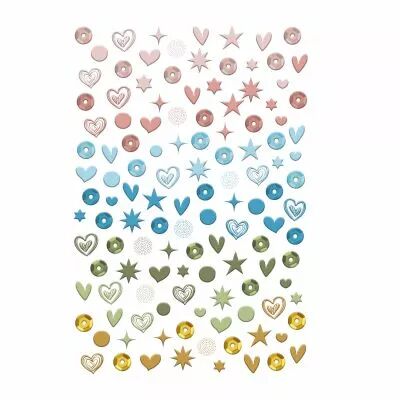 Puffy Stickers Coeurs & Co Made with Love