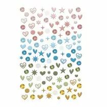 Puffy Stickers Coeurs & Co Made with Love