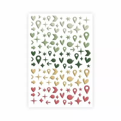 Puffy Stickers Geotags & Co Pura Vida