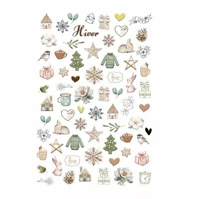 Puffy Stickers Histoires au Naturel