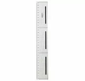 R�gle de coupe bord acier antiglisse quadrill�e 30 cm