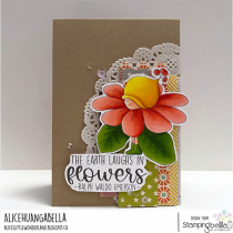 Rubber Stamp Bundle Girl is a Flower